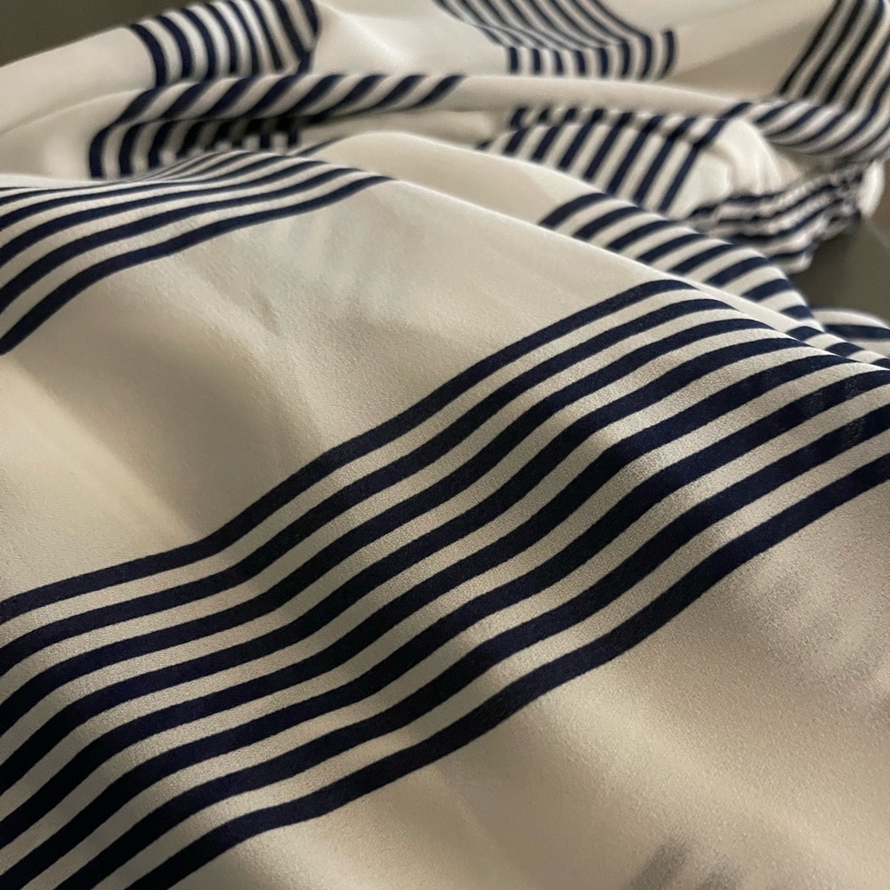 Cremieux Stripe Maxi Dress Size M - Picture 4 of 6